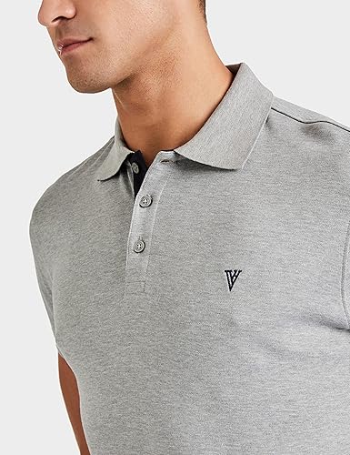 van heusen men's cotton regular fit athleisure ultra soft polo t shirt short sleeve, textured van heusen men's cotton regular fit athleisure ultra soft polo t shirt short sleeve, textured